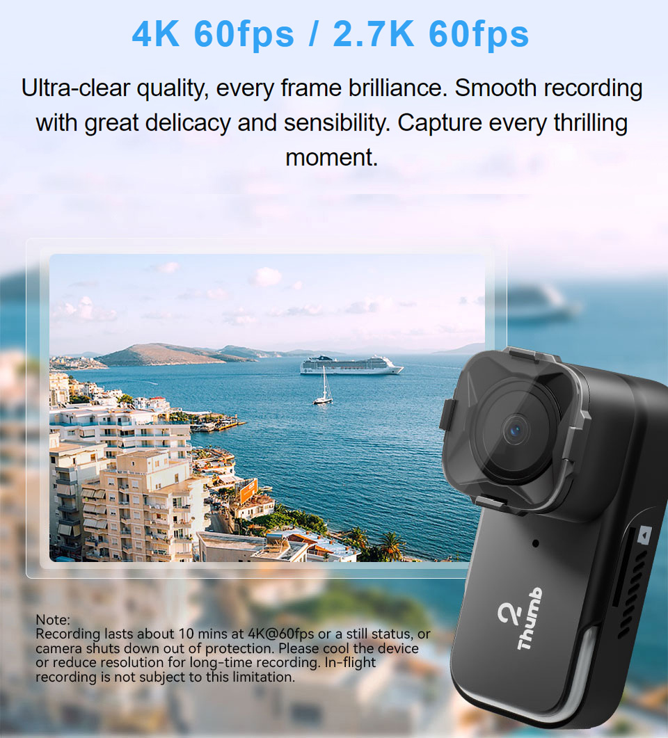 New Version RunCam Thumb 2 4K  - Eachine Drone E58 recension och pris