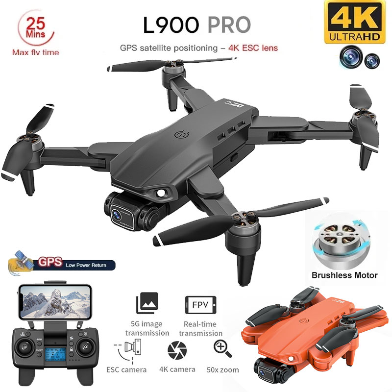 L900 Pro GPS Drone 4K Professi - Drone Camera Night Vision recension och pris