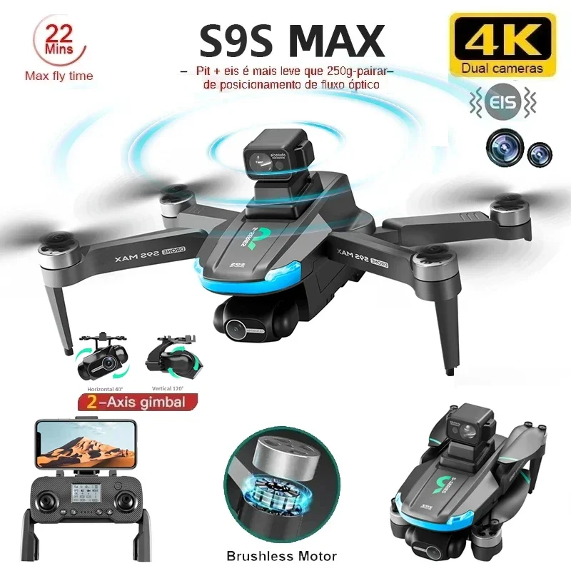 NEW S9S MAX MINI Drone 4K 2-Ax - Drone Camera Action recension och pris