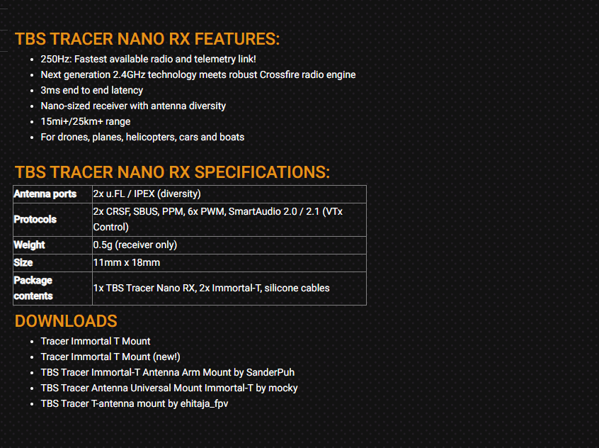 2026 TBS TRACER NANO RX - FPV  - Canon Camera Eos M50 Mark Ii recension och pris