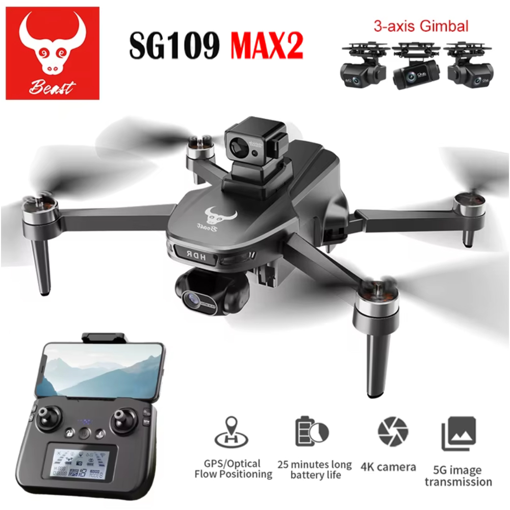 SG109 MAX2 Professional FPV 8K - Drone Camera Case recension och pris