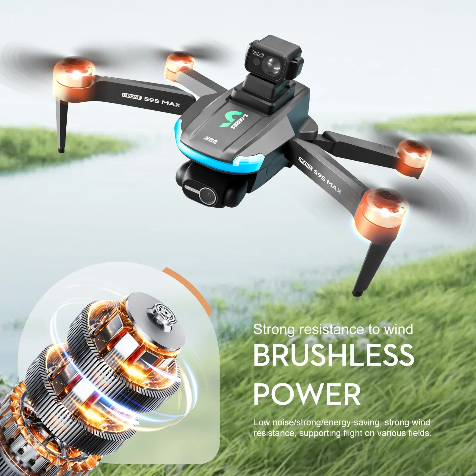 NEW S9S MAX MINI Drone 4K 2-Ax - Drone Camera Hd recension och pris