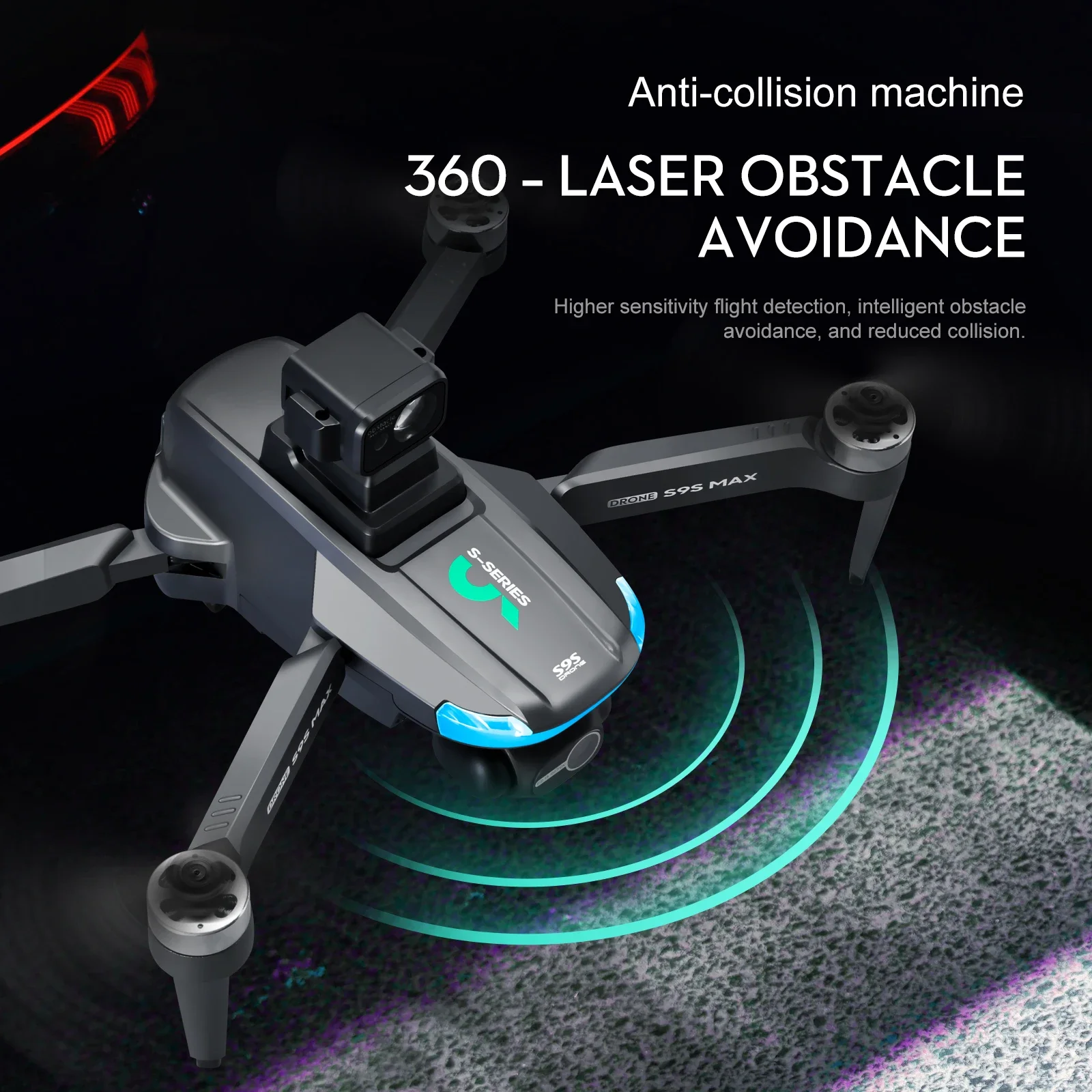 NEW S9S MAX MINI Drone 4K 2-Ax - Drone Camera Hd recension och pris