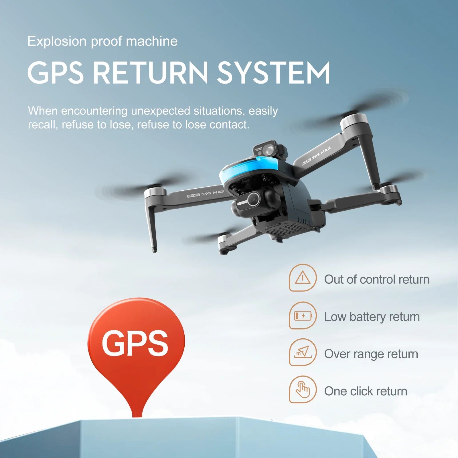 NEW S9S MAX MINI Drone 4K 2-Ax - Drone Camera Hd recension och pris