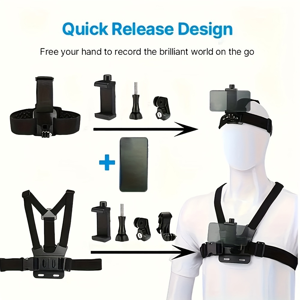Mobile Phone Head Chest Strap  - Drone Camera Action recension och pris