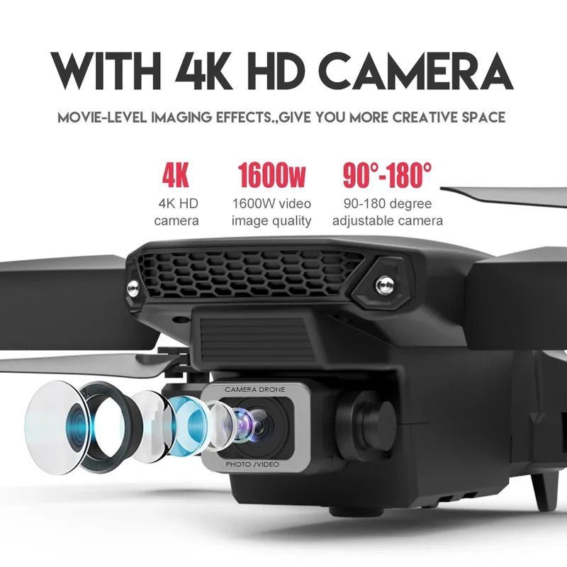 E88 ProIntelligent Folding Dro - Drone Camera Mount recension och pris