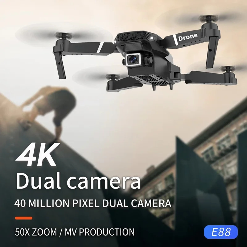 E88 ProIntelligent Folding Dro - Drone Camera Mount recension och pris