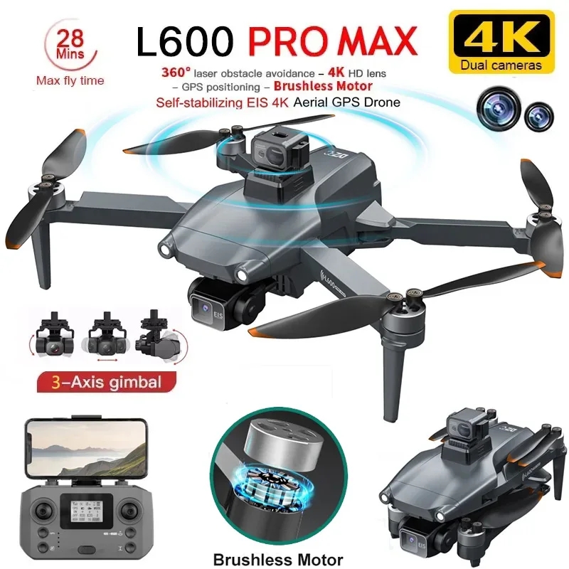 L600 PRO MAX GPS Drone Profess - Drone Camera Hd recension och pris